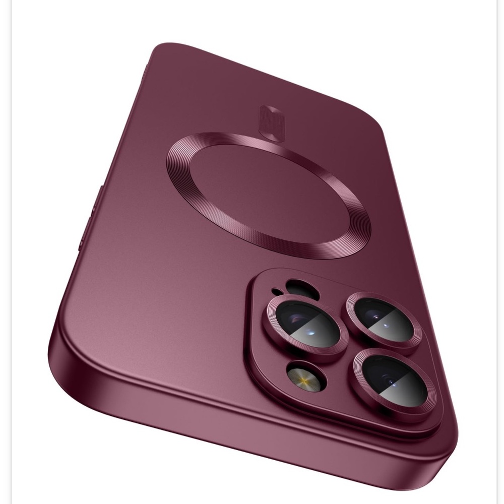 iPhone 15 Pro Burgundy Smartphone Case